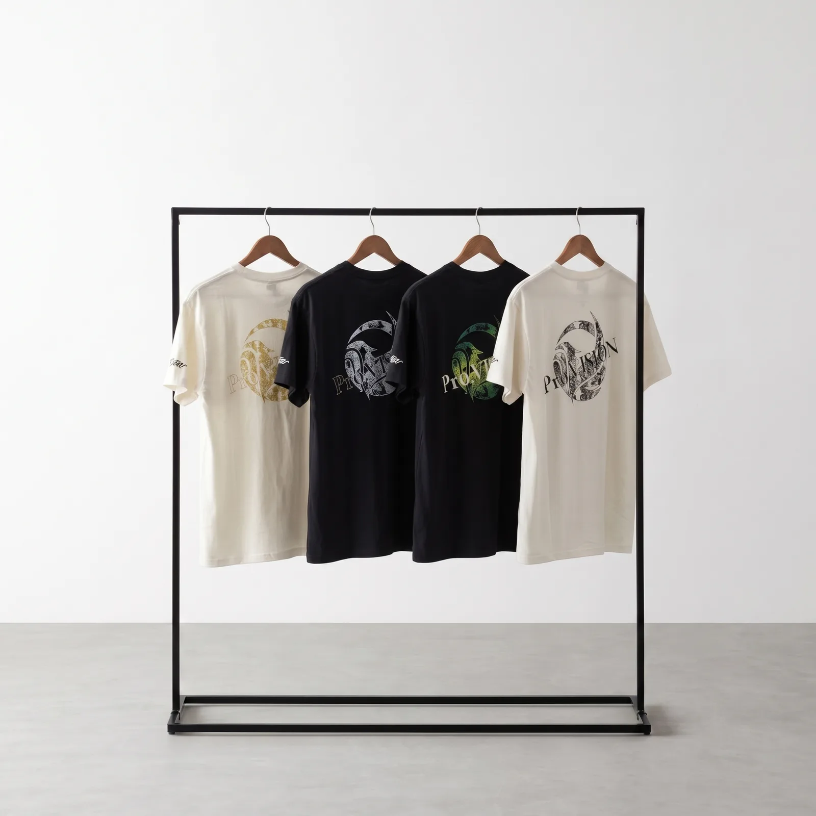 Pro.VISION JAPAN オリジナルTシャツ White×Gold（4/4）